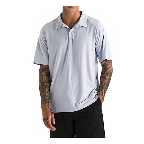 NEW THE NORTH FACE men's dune sky polo in mystic haze - Picture 1 of 4